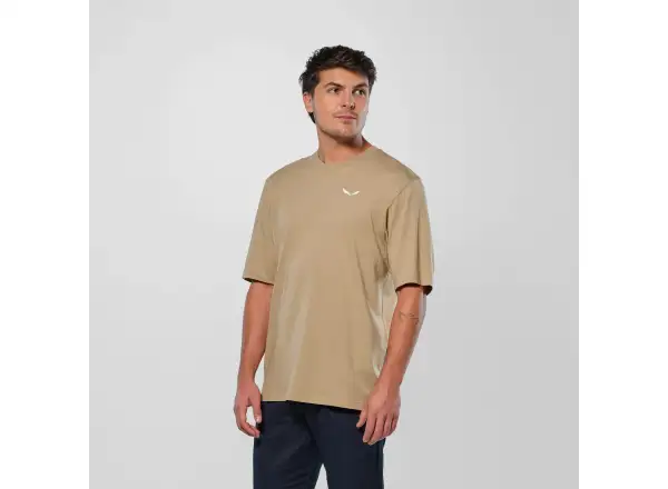 Salewa Eagle Glacier Loose T-shirt męska koszulka krótki rękaw Quicksand