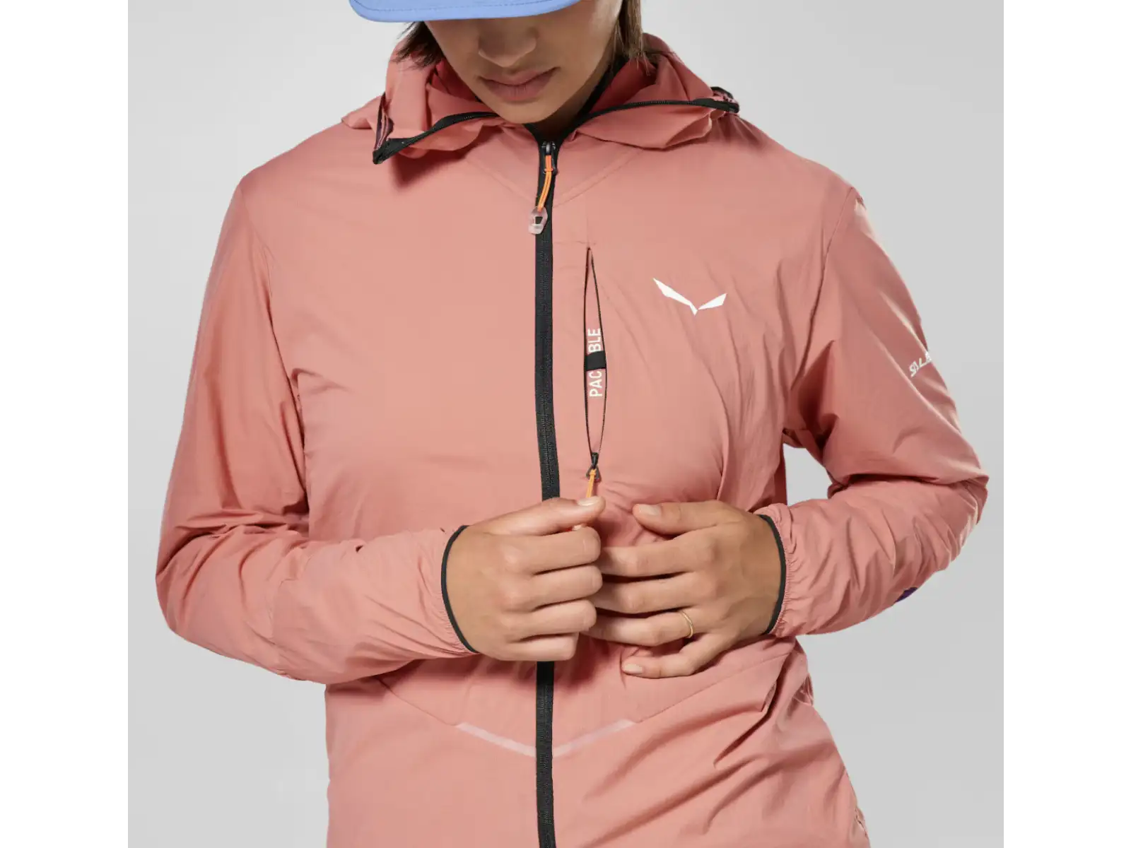 Salewa Pedroc Wind Light damska kurtka Desert Pink