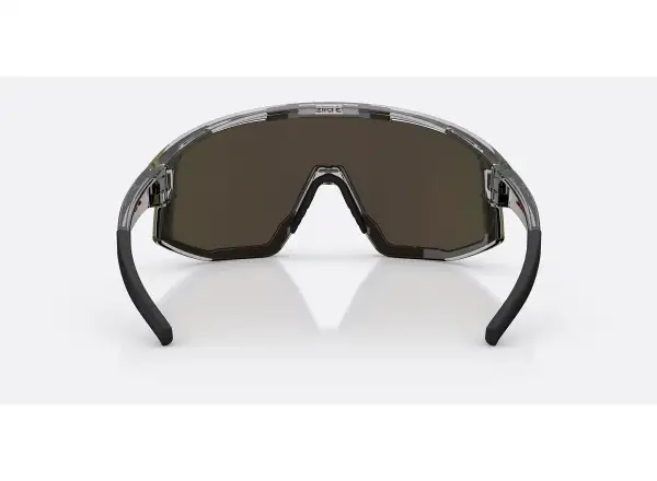 Bliz Fusion okulary przeciwsłoneczne Transparent Dark Grey/Brow Red Multi