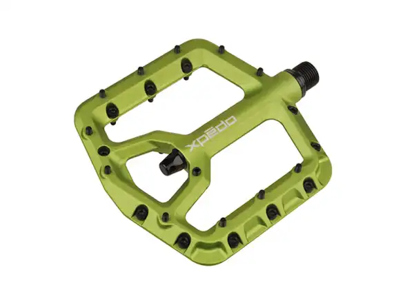 X-pedo Trident Large platformowe pedały zielona