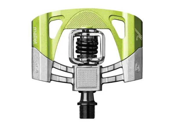 Crankbrothers Mallet 2 zatrzaskowe pedały electric lime/black