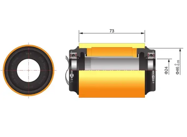 FSA MTB M3 Press Fit miski suportu PF-30 46x73 mm AL