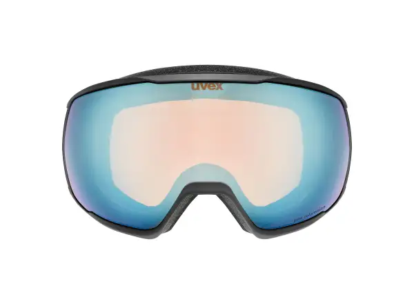 Uvex Victorius CV gogle narciarskie black matt/orange-green