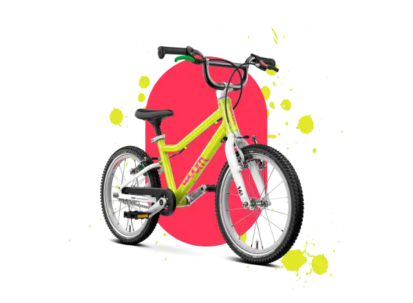 Woom GO 3 rower dziecięcy neon lime