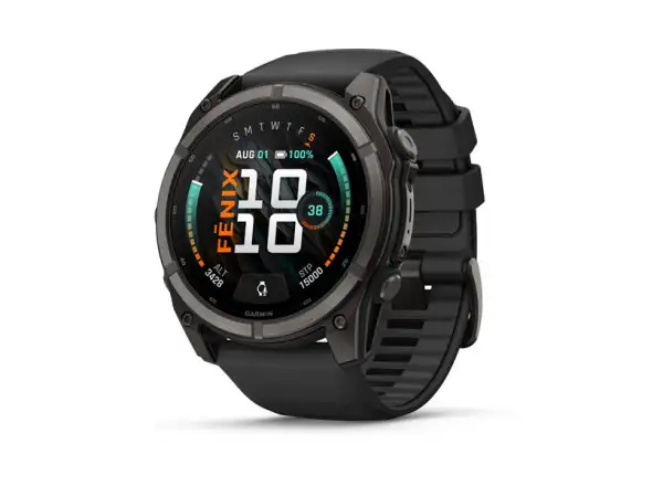 Garmin Fénix 9–51 mm inteligentny zegarek Carbon gray DLC Titanium/Black