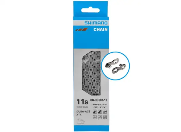Shimano Dura-Ace/XTR CN-HG901 łańcuch 11-speed 116 ogniw z łącznikiem