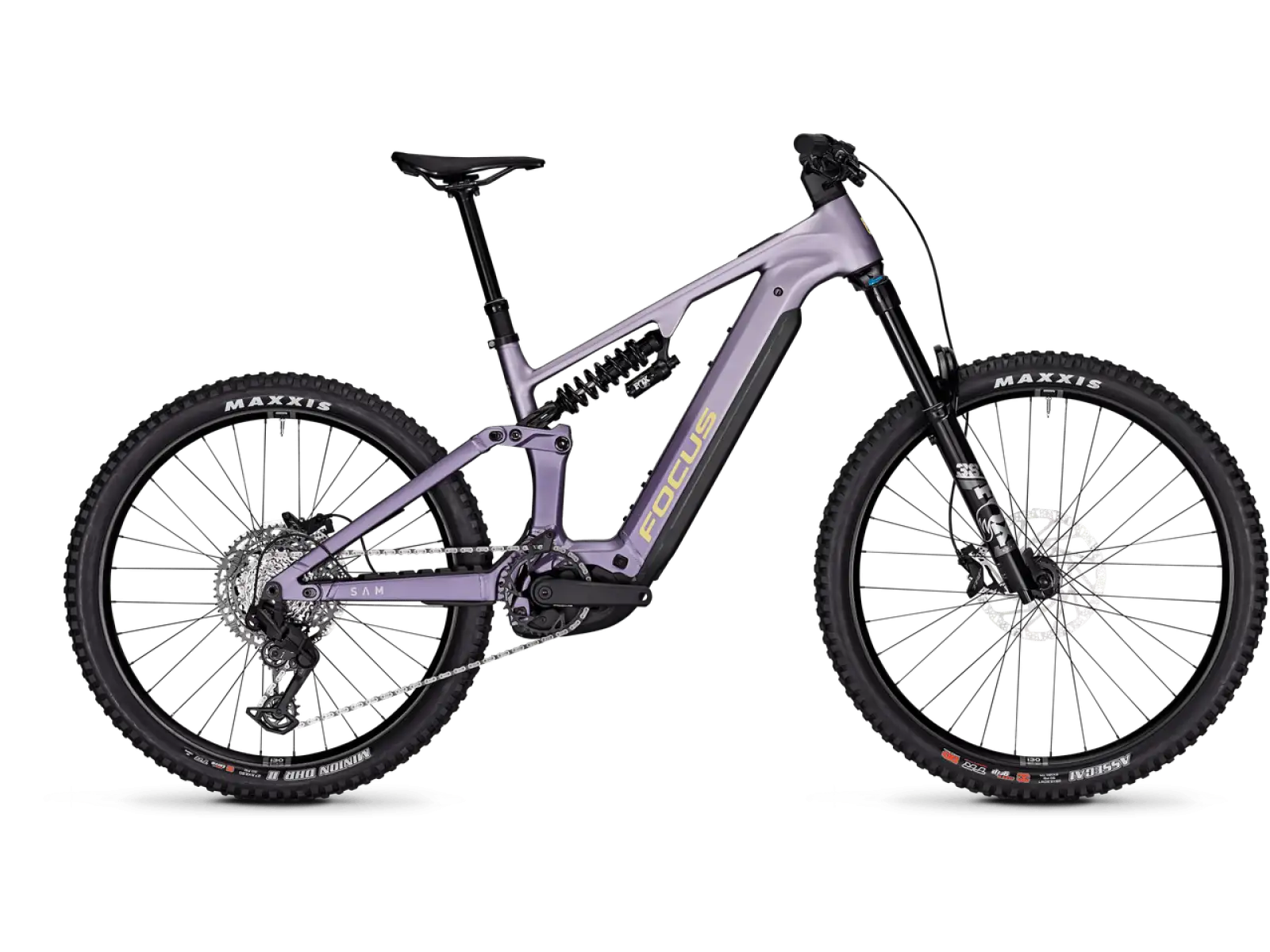 Focus SAM 8 600Wh w pełni amortyzowany rower elektryczny Lilac matt / Darklilac matt