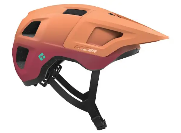 Lazer Finch KC kask Matowy pomarańczowo czerwony