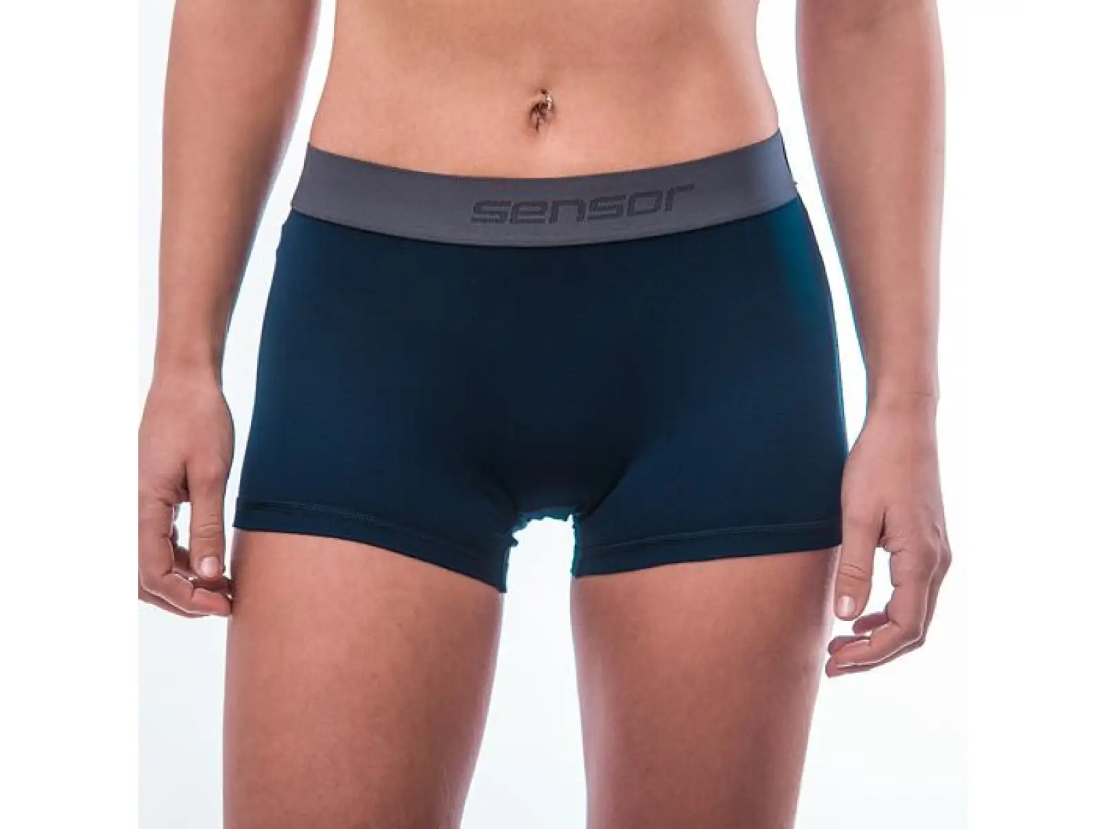 Sensor Coolmax Tech damskie majtki z nogawką Deep Blue