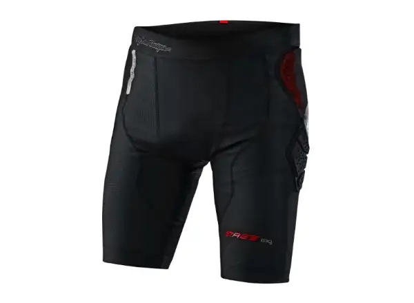 Troy Lee Designs Stage Ghost D3O ochraniacz ud i pośladków krótkie nogawki Black