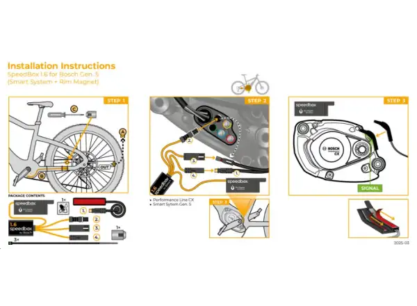 SpeedBox 1.6 do Bosch (Smart System GEN.5 + Rim Magnet)
