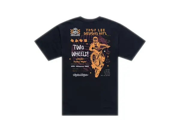 Troy Lee Designs Friday Night Line męska koszulka krótki rękaw Black