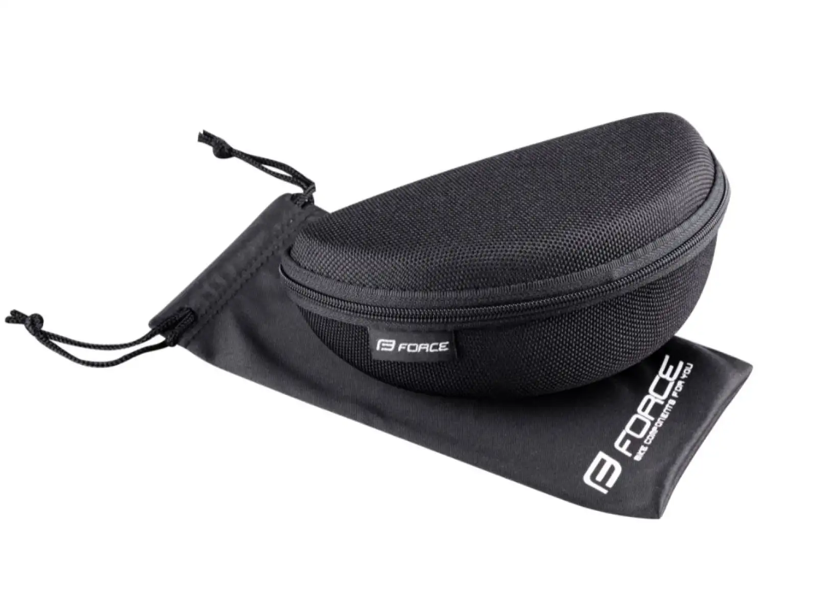 Force Sonic okulary rowerowe biała/szara, niebieskie lustrzane szkła
