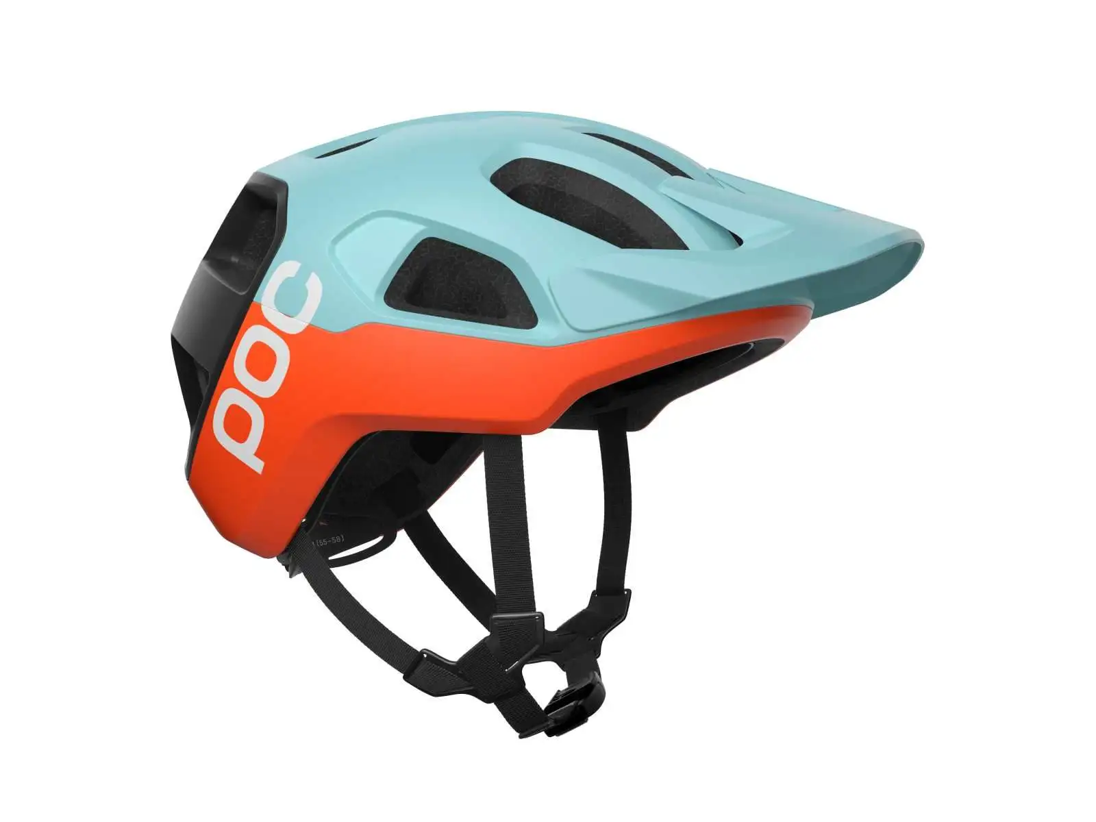 POC kask Cularis Indicolite Blue Matt/Carnelian Orange Matt