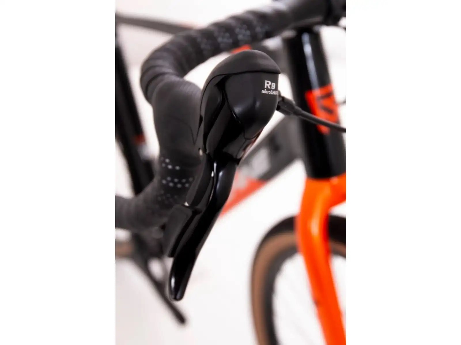 Rock Machine Gravelride 200 gravel rower Gloss Black/Brick Orange/Silver