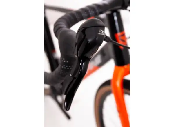 Rock Machine Gravelride 200 gravel rower Gloss Black/Brick Orange/Silver