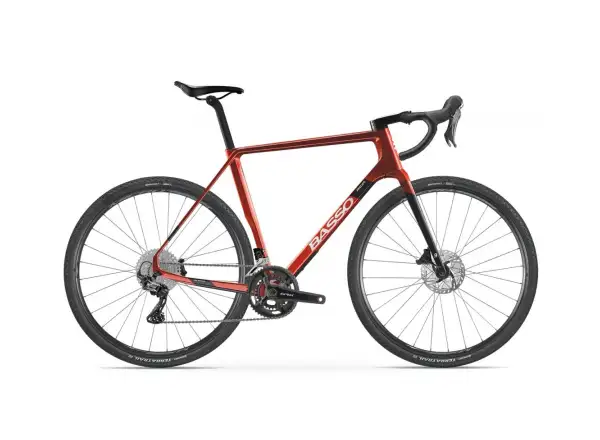 BASSO Palta GRX 800 2x11, Microtech MX25 rower gravel Candy red