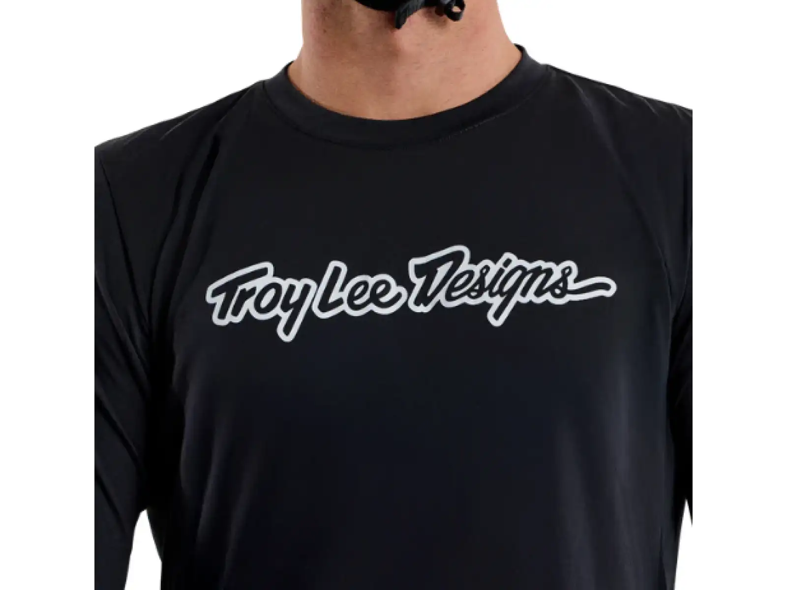 Troy Lee Designs Skyline Ride Tee męska koszulka z długim rękawem Signature Black