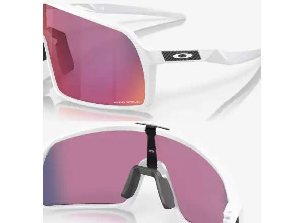 Oakley Sutro S okulary Matte White/Prizm Road
