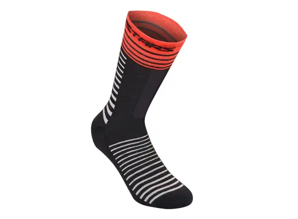 Alpinestars Drop 19 skarpety Black/Bright Red
