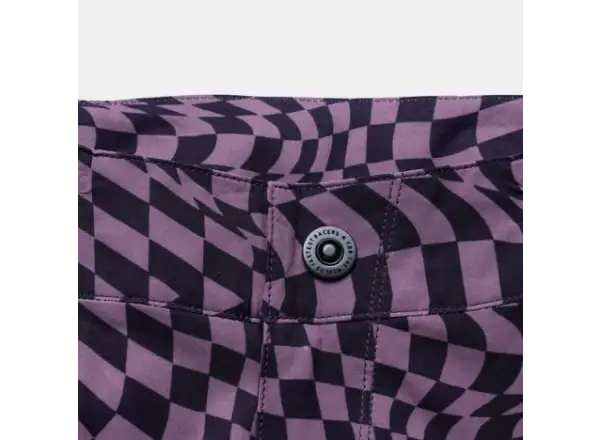 Troy Lee Designs Lilium Twisted Checkers damskie MTB spodnie Deep Purple