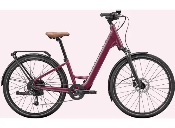 Cannondale Mavaro NEO SL 2 niskopodłogowy rower elektryczny miejski Black Cherry