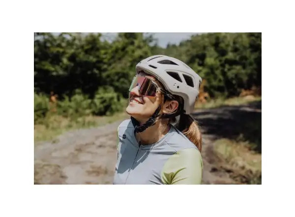 Force Strive okulary rowerowe przezroczyste/fioletowo-żółte szkło