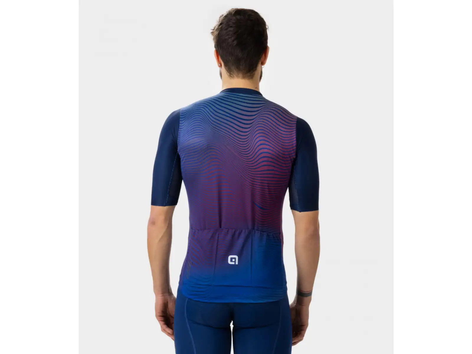 Alé PR-E Onda męska koszulka z krótkim rękawem Navy Blue