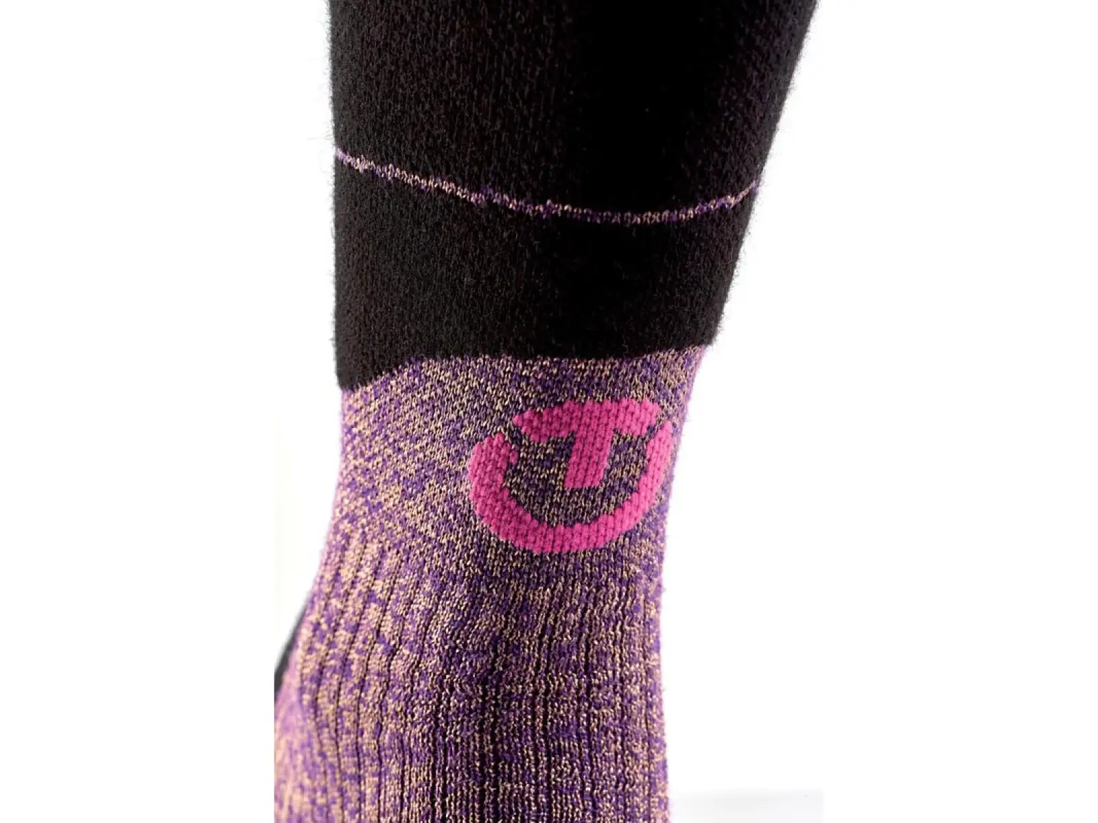 Thermic Ski Merino Reflector damskie skarpety purple/gold