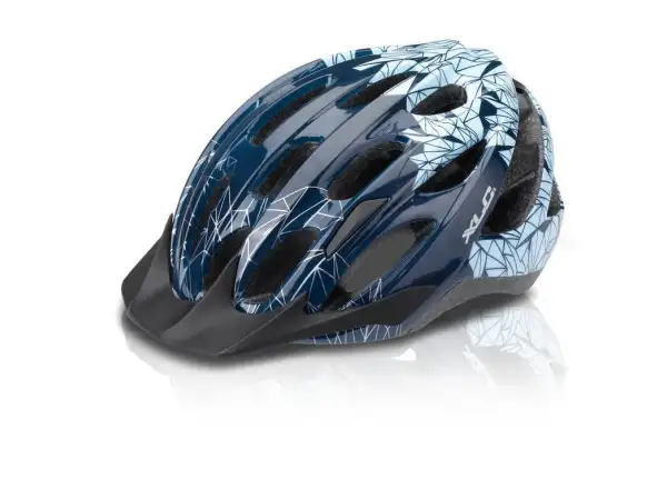 XLC BH-C20 kask niebieski motyw Prism