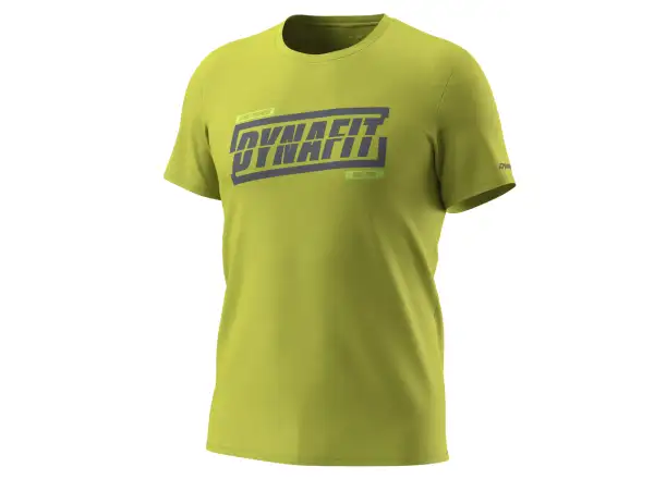 Dynafit Graphic Cotton męska koszulka krótki rękaw Golden Lime