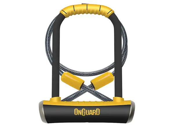 ONGUARD Pitbull zamek typu podkowa 115×230×14 mm + linka 1200×10 mm