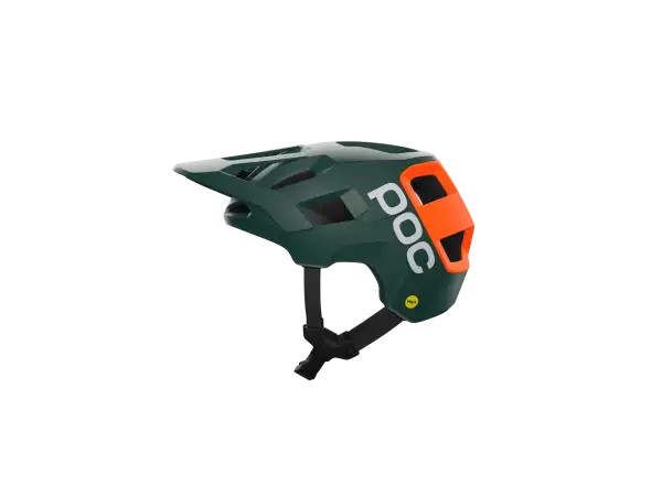POC Kortal Race MIPS MTB kask Pargasite Green Matt/Fluorescent Orange Matt
