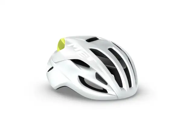MET Rivale MIPS kask Undyed White/Lime