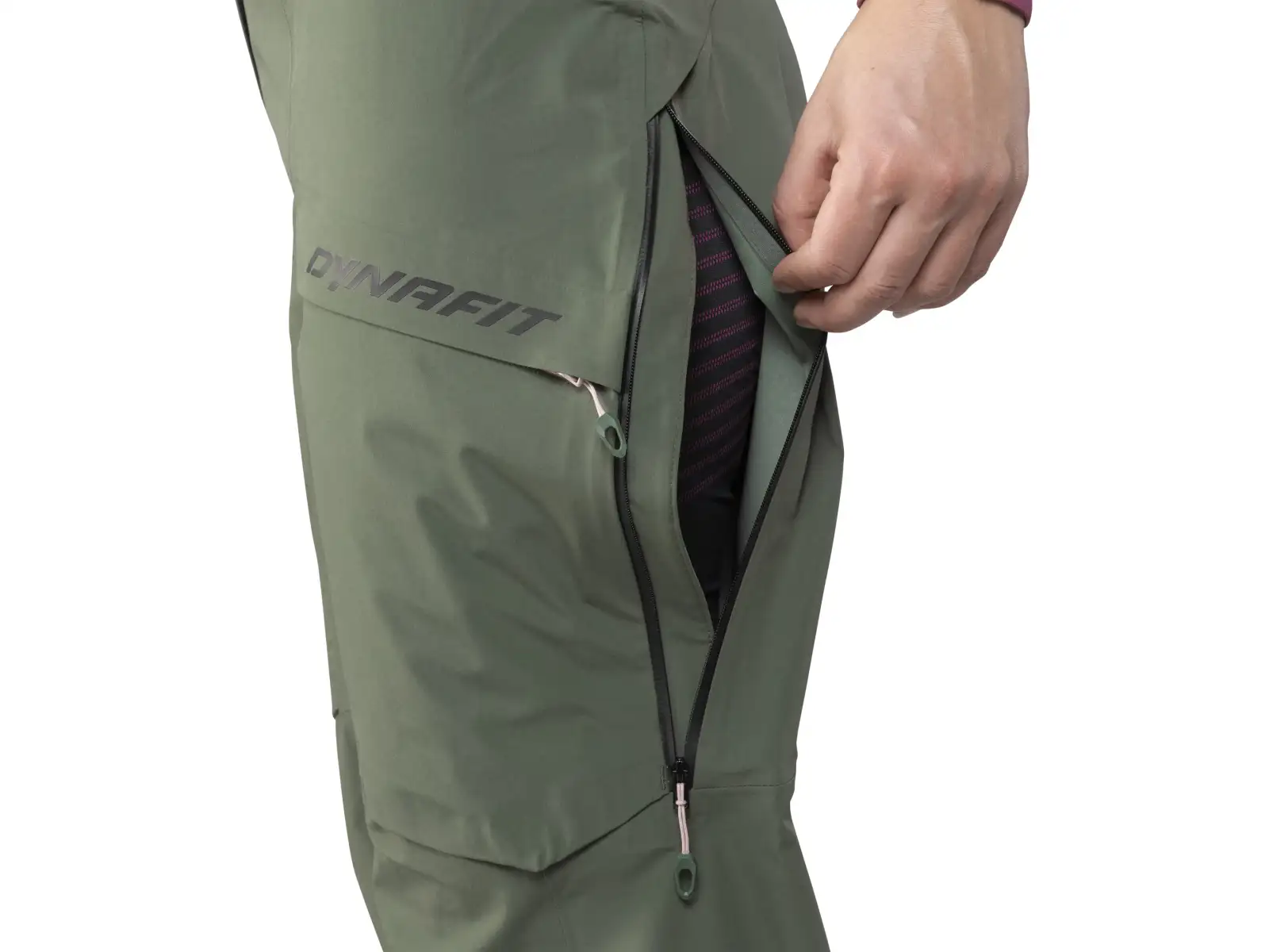 Dynafit Tigard 3L Stretch damskie spodnie Thyme