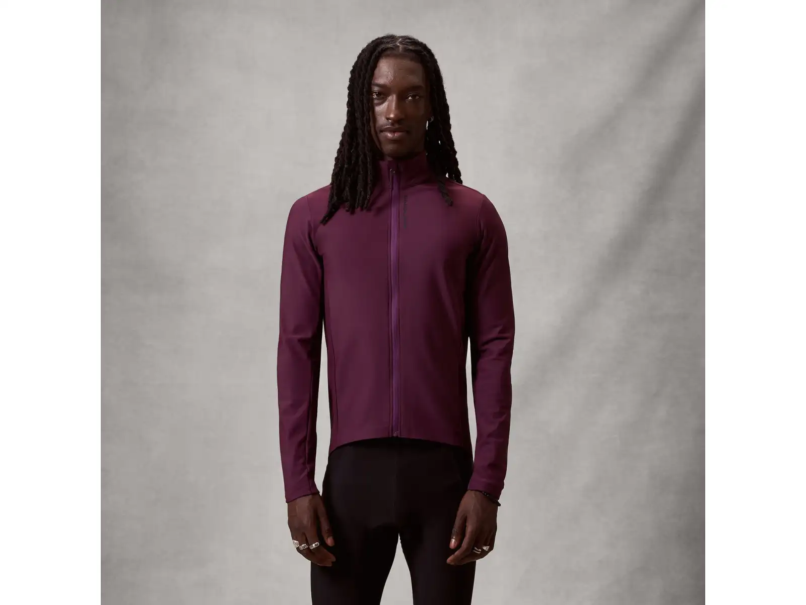Endura Loop Ride męska koszulka z długim rękawem Black Cherry