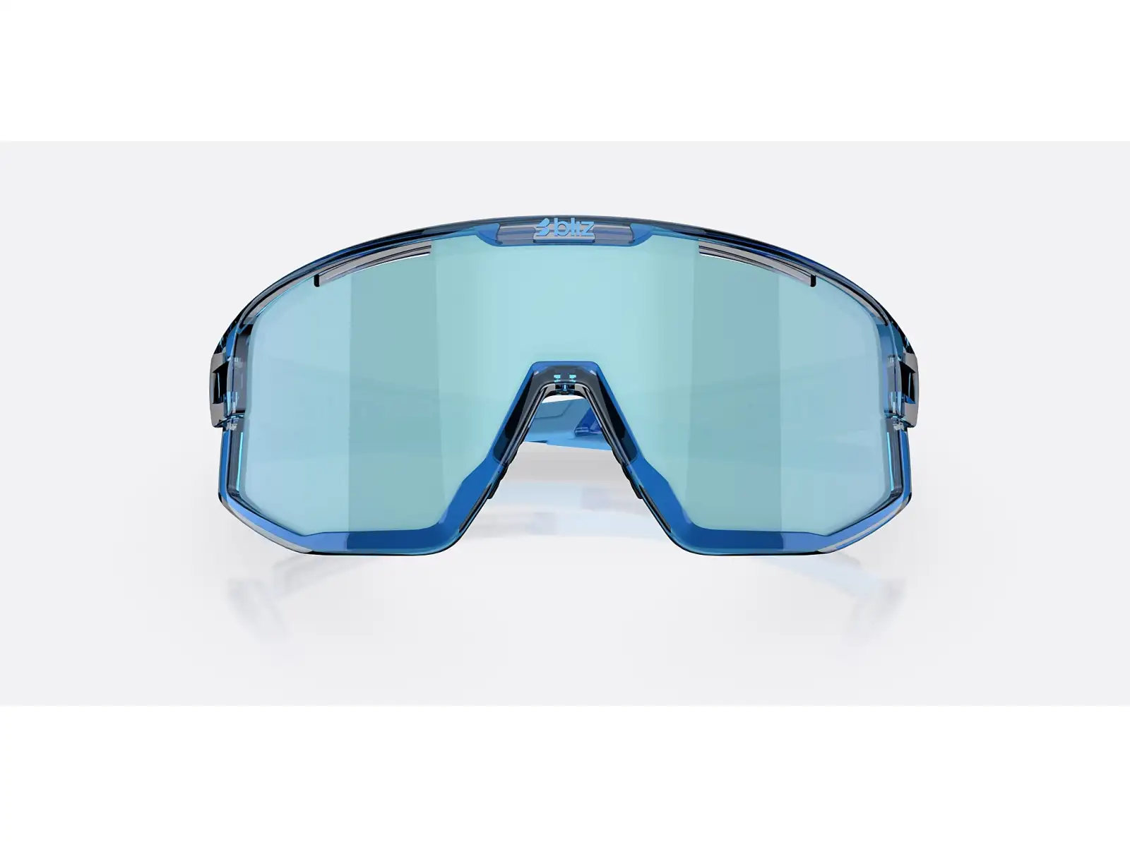 Bliz Fusion Small okulary przeciwsłoneczne Transparent Blue/Smoke Ice Blue Multi