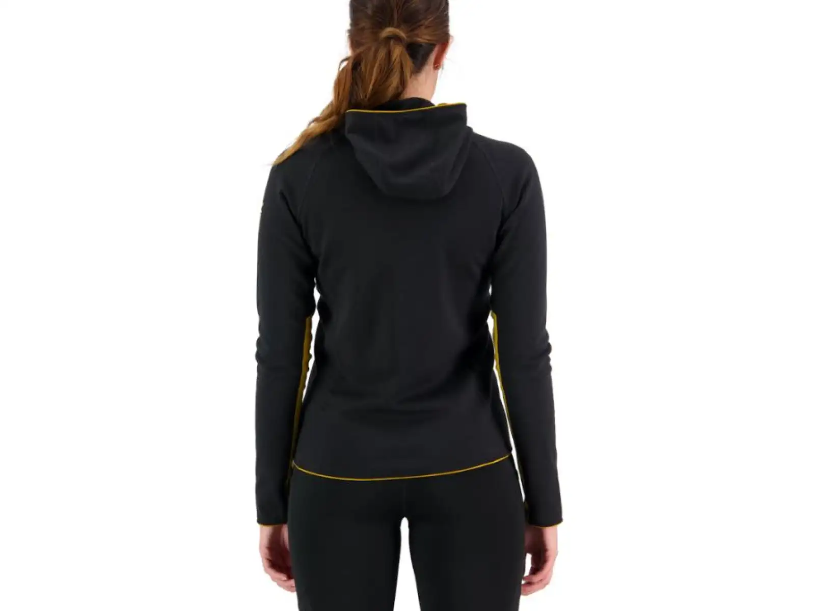 Mons Royale Approach Merino Shift Fleece Hood damska bluza dlugi rekaw czarna