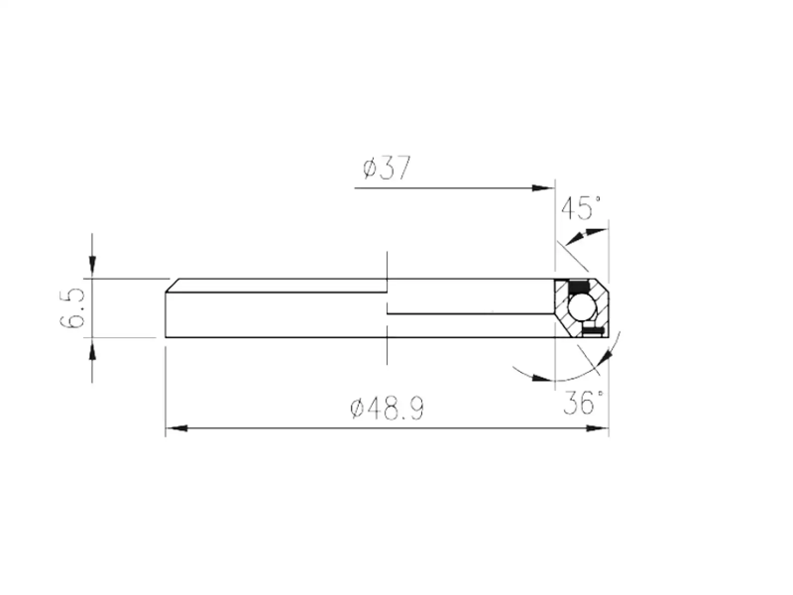 FSA IS-2-138 (MR031) 1 3/8" łożysko sterów