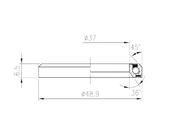 FSA IS-2-138 (MR031) 1 3/8" łożysko sterów