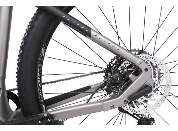 Apache Falcon 2 Bosch CX 800 Wh górski rower elektryczny szary