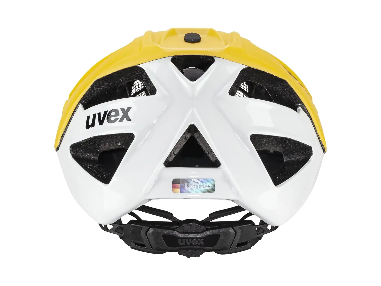 Uvex Quatro CC kask Sunbee/White Matt