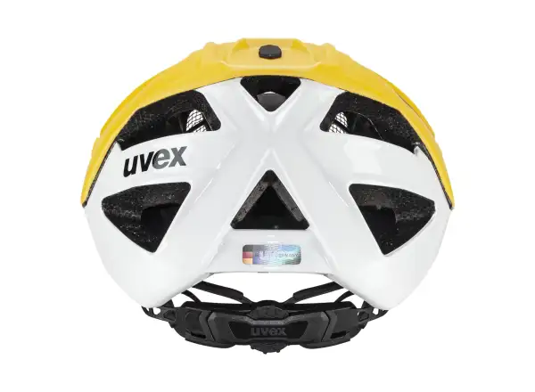 Uvex Quatro CC kask Sunbee/White Matt