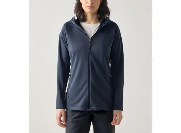 Haglöfs Korp Mid Hood damska bluza Tarn Blue