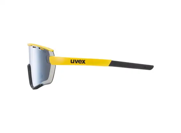 Uvex Sportstyle 236 okulary rowerowe Set Sunbee Black Mat/Mirror Silver+Clear
