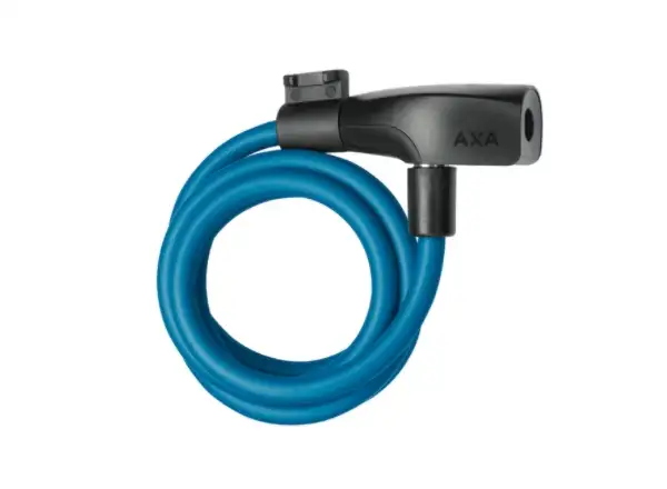 AXA Resolute 8 - 120 kabelowa zapięcie Petrol Blue 120 cm