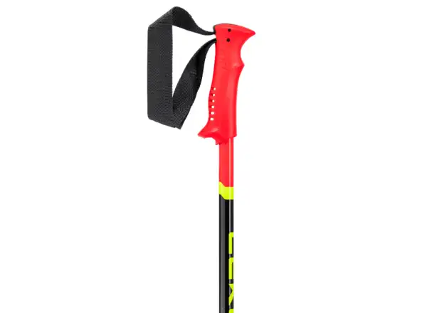 Leki Racing Kids dziecięce kije zjazdowe Bright Red/Black/Neon Yellow