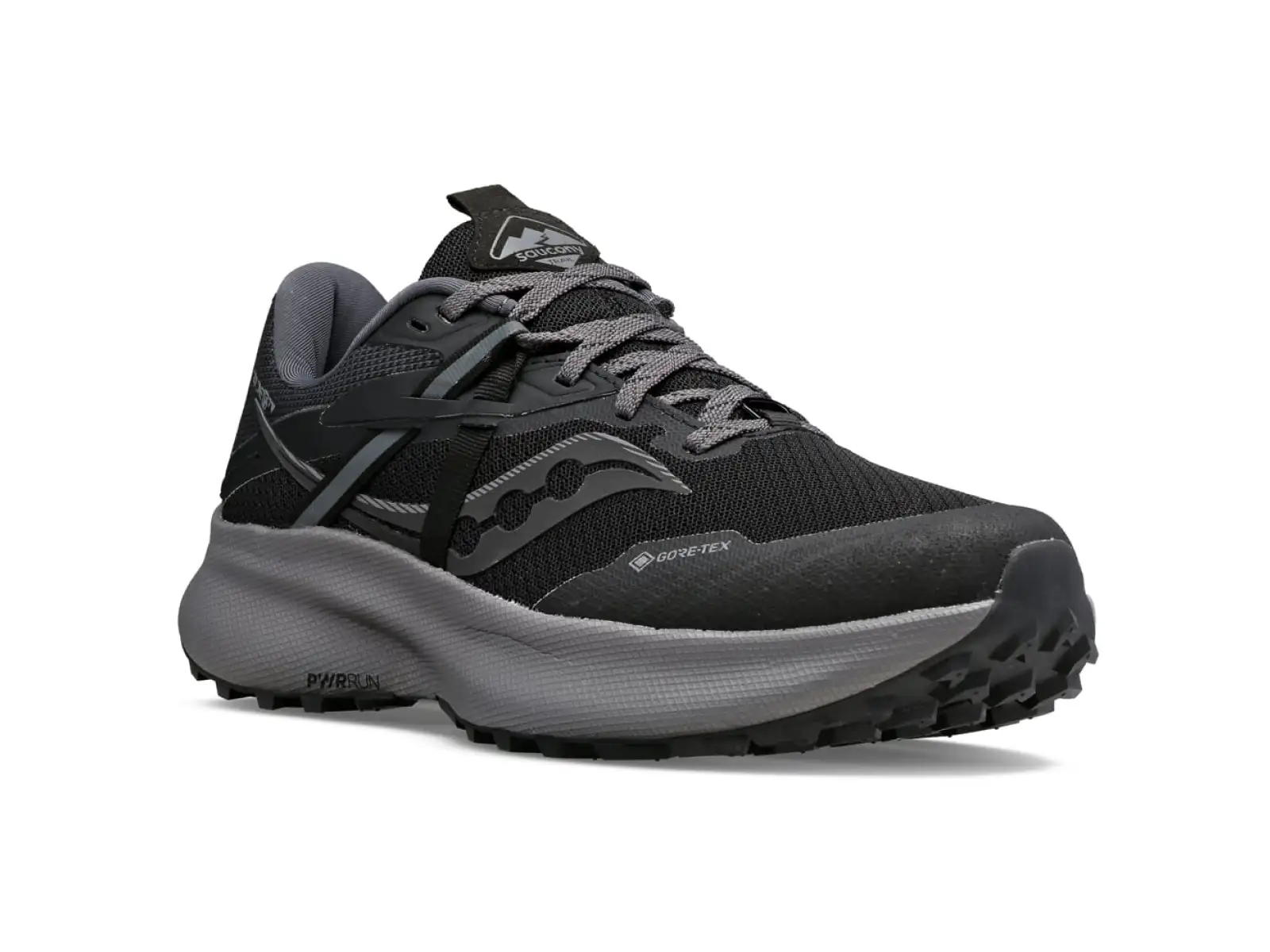Saucony Ride 15 TR GTX damskie buty do biegania Black/Charcoal