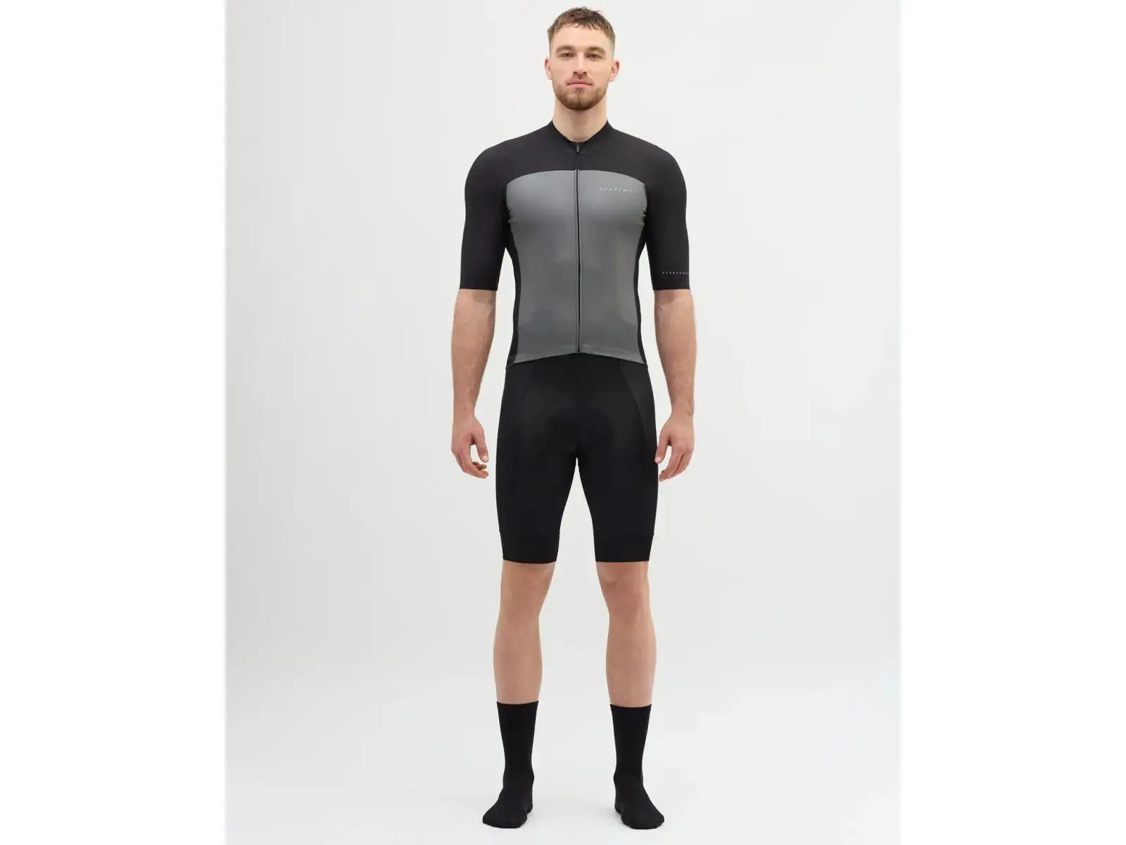Silvini Stelvio męska koszulka z krótkim rękawem Black/Ruby