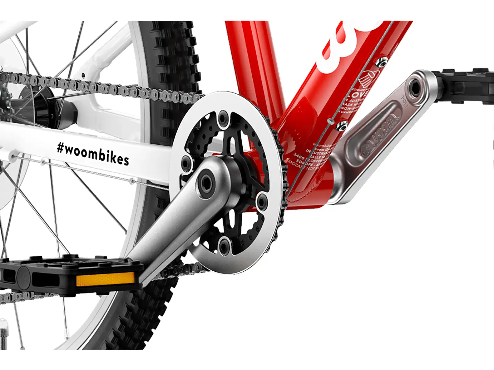 Woom 5 rower dziecięcy 24" Red